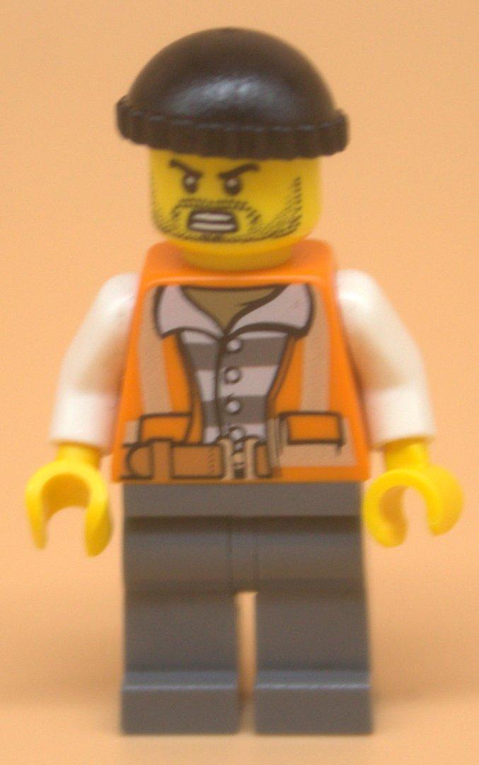 Lego City Minifigur Gangster gebraucht