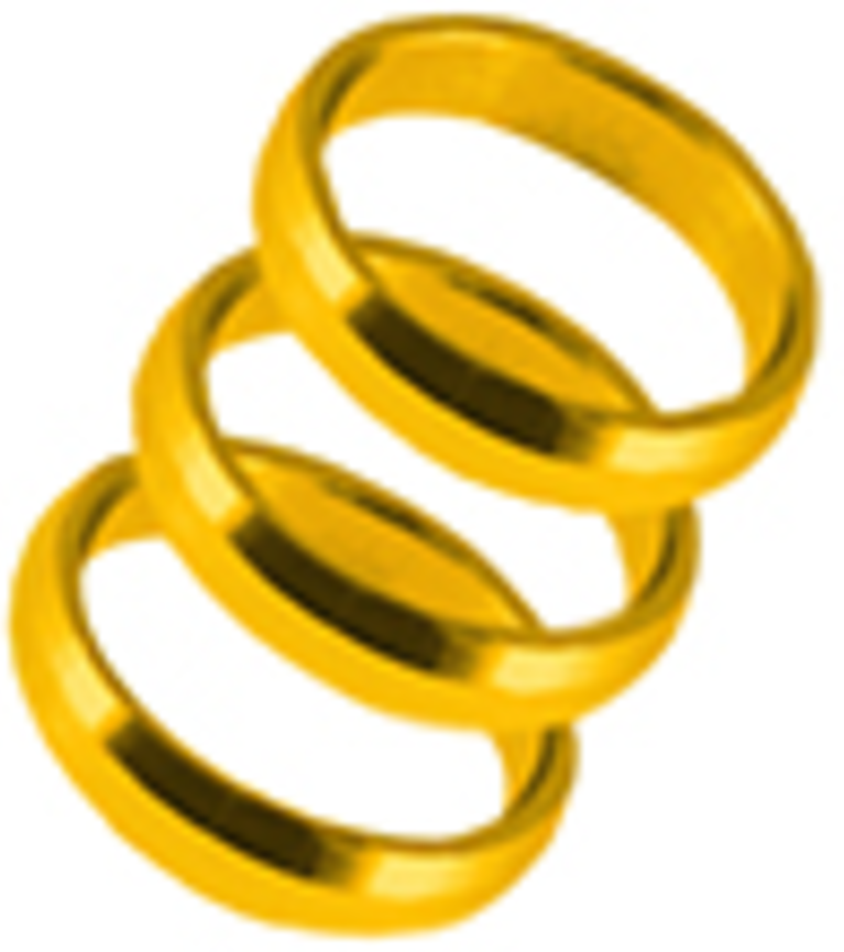 Harrows Supergrip Ringe – gold
