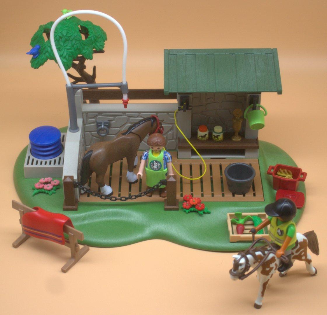 Playmobil Pferdewaschplatz gebraucht