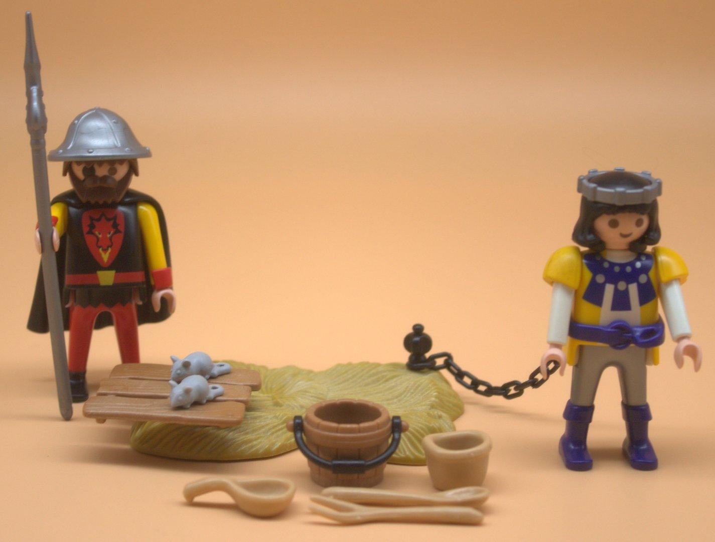 Playmobil gefangener Prinz mit Wache 3328 gebraucht