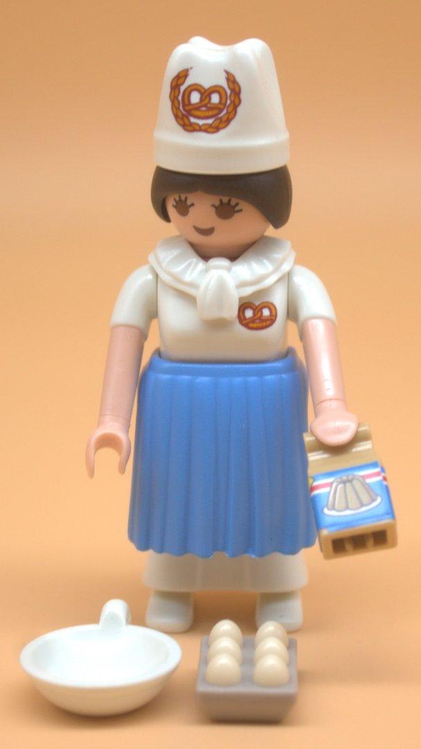 Playmobil Figur Bäckerin gebraucht