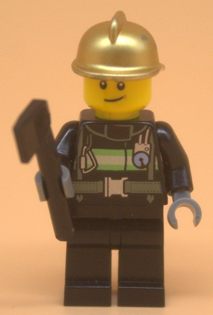 Lego City Minifigur Feuerwehrmann gebraucht