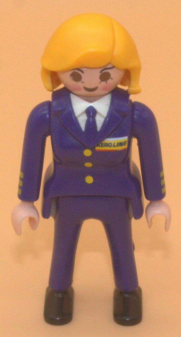 Playmobil Figur Stewardess 3185 gebraucht